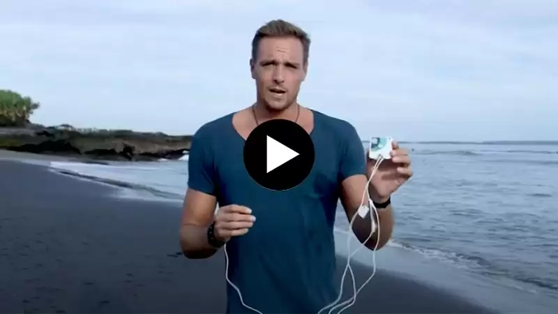 Max on beach
